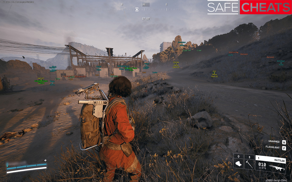 SafeCheats Arc Raiders Aimbot targeting enemy